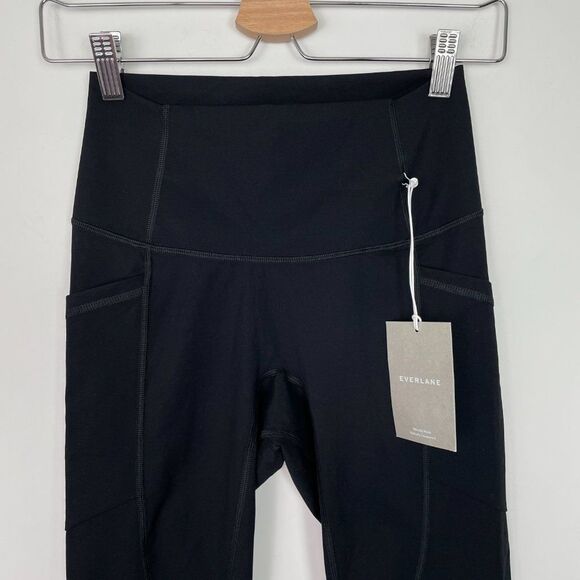 Everlane The Perform Pocket High Rise Workout Athleisure Legging Black S - Picture 5 of 7
